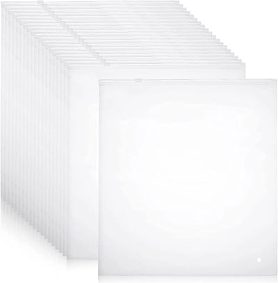 Storage Bags Slide Zip Closure Frosted Translucent & Ventilated