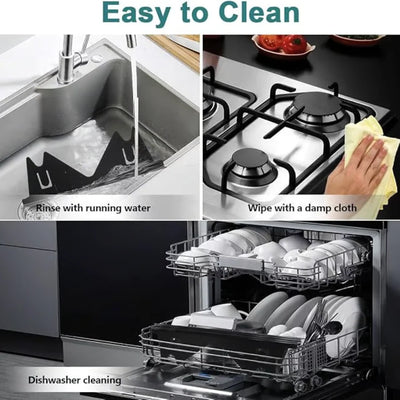 Stove Gap Cover Adjustable Telescoping Stainless Steel