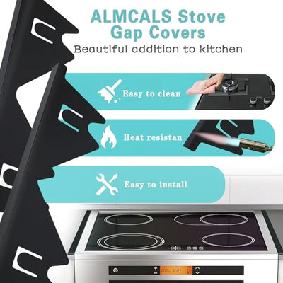 Stove Gap Cover Adjustable Telescoping Stainless Steel