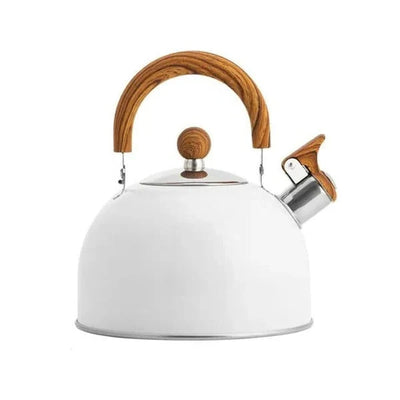 Stovetop Kettle Whistling Alert Insulated Handle Even Heat Base