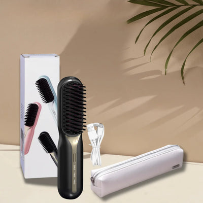 Straightening Brush Cordless & Rechargeable Travel-Friendly