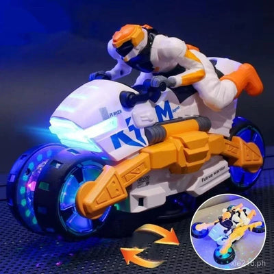 Stunt Bike Transforming Two-in-One Battery Operated Indoor & Outdoor
