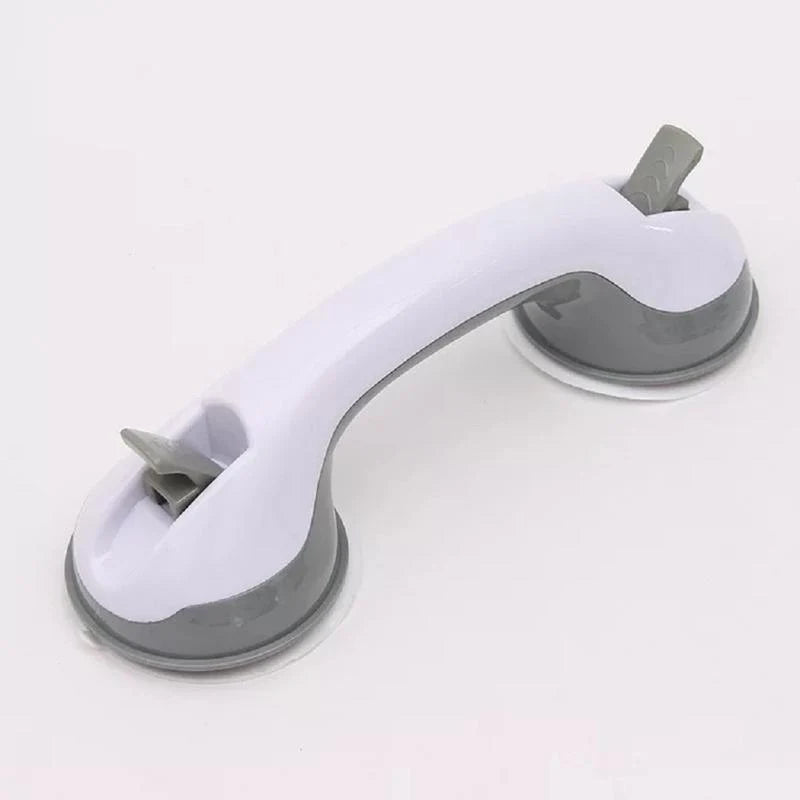 Suction Grab Bar Dual Cups Visual Lock Indicators Tool-Free Installation