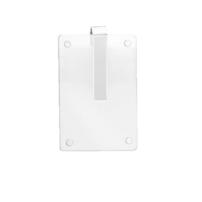 Sun Visor Photo Clip Tool-Free Clip-On Crystal-Clear Acrylic