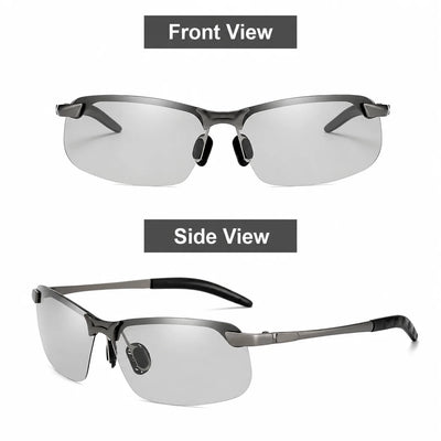 Sunglasses Photochromic & Polarized UV400 Aluminum-Magnesium Frame