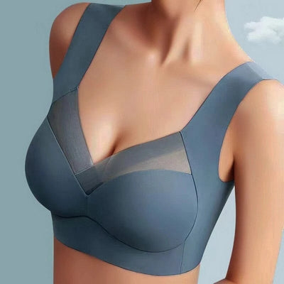 Support Bra Seamless Wire-Free Wide Straps