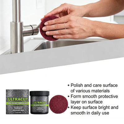 Surface Polish Removes Fine Scratches Includes Polishing Pad