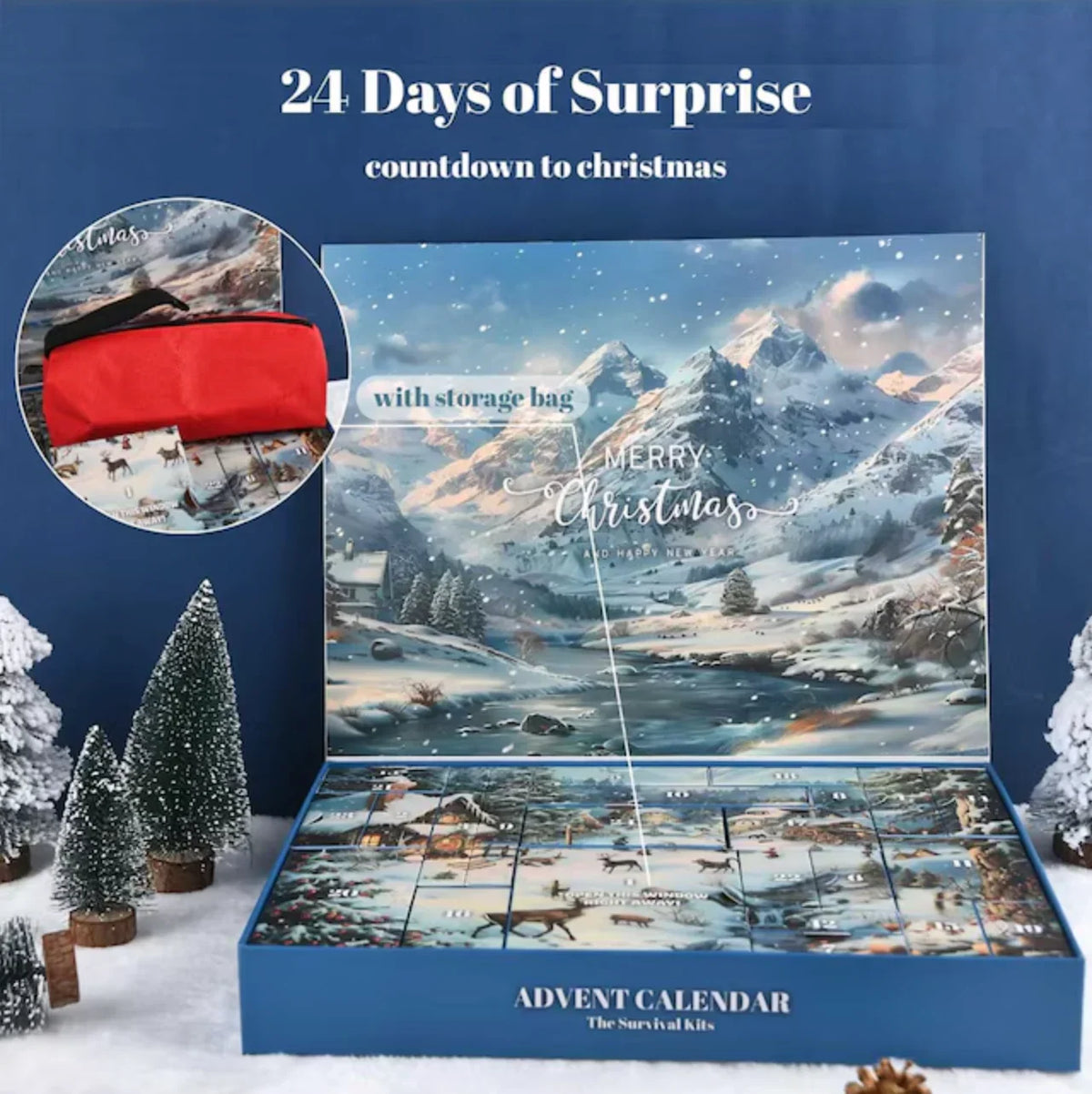 Survival Kit 24-Piece Compact Advent Calendar