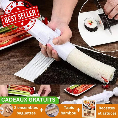 Sushi Maker Two-Part Mold For Uniform Rolls