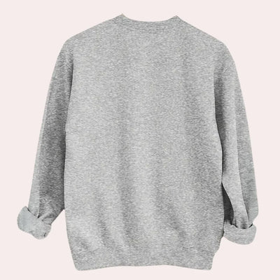 Sweatshirt Halloween Ghost & Pumpkin Print Comfort Fit