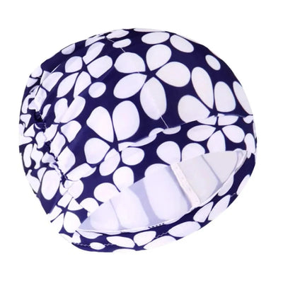 Swim Cap Turban Twist Front Stretch Fit & Quick-Dry