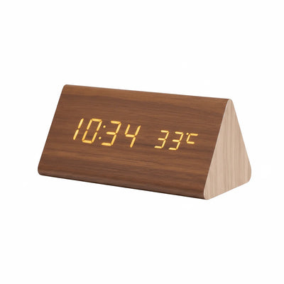 Table Clock LED Display Voice Activated Alarm