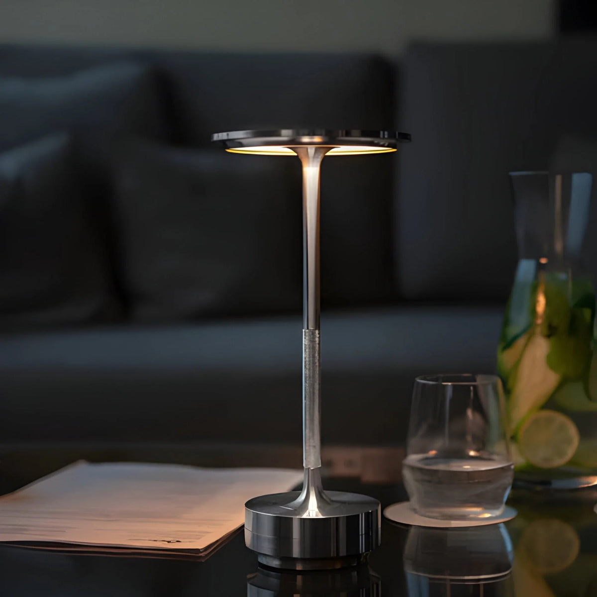 Table Lamp Cordless & Dimmable USB-C Rechargeable
