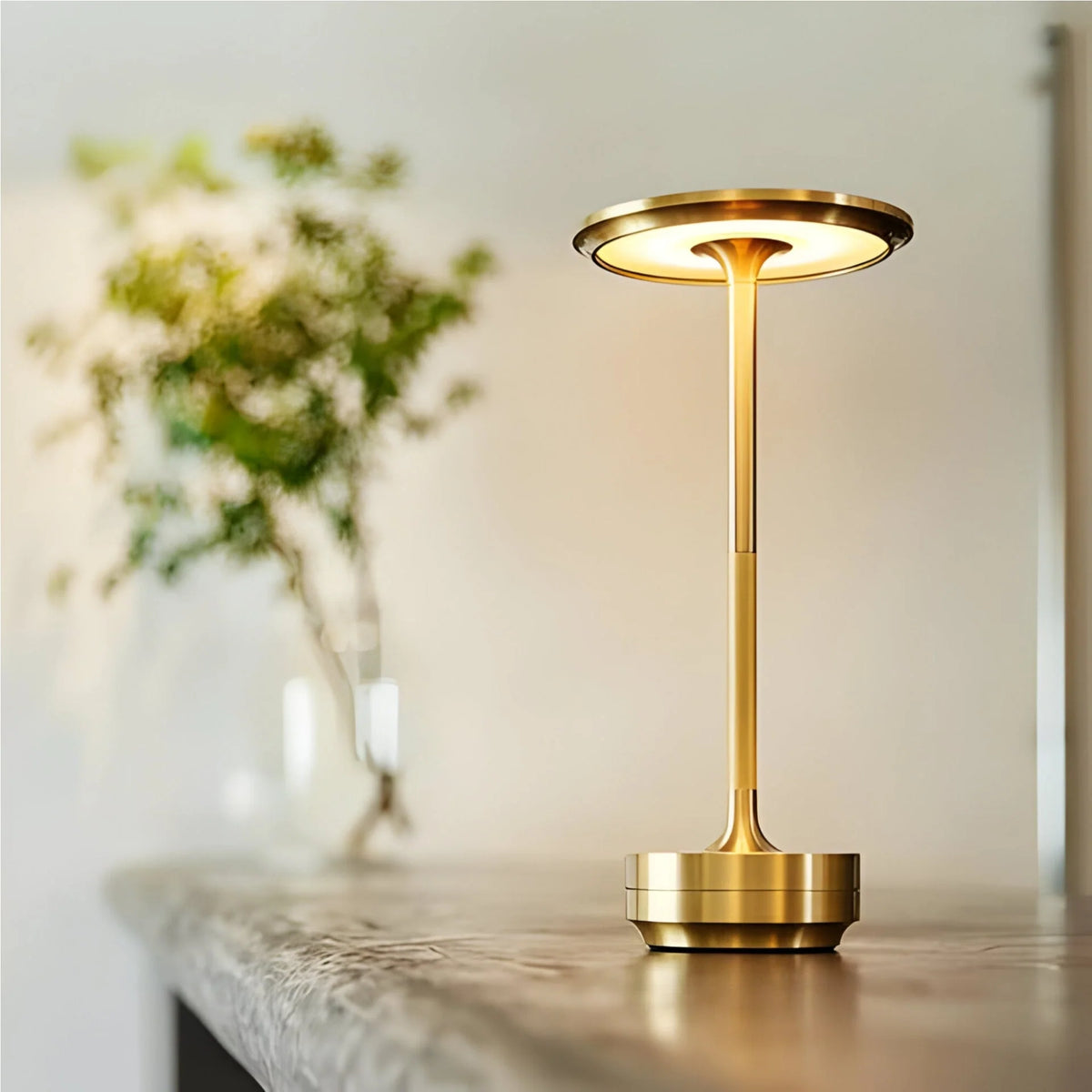 Table Lamp Cordless Rechargeable Dimmable
