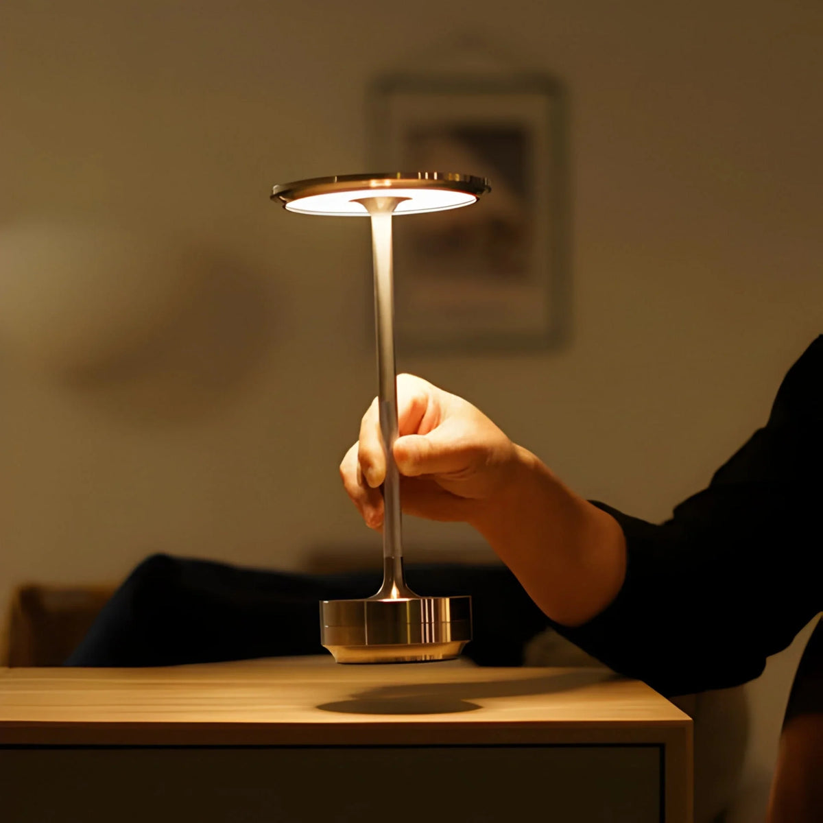Table Lamp Cordless Rechargeable Dimmable