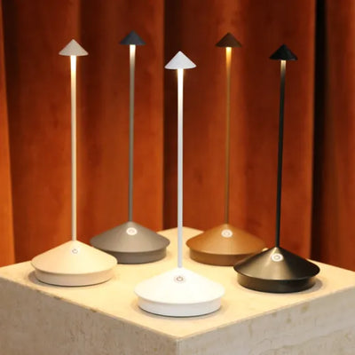 Table Lamp Cordless Touch Dimmer USB Rechargeable