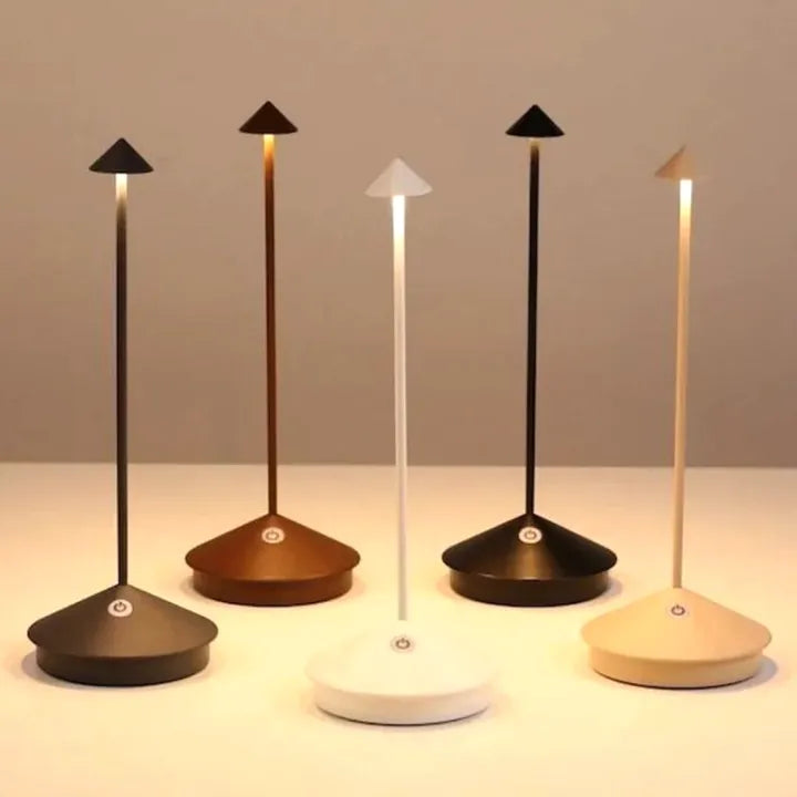Table Lamp Cordless Touch Dimmer USB Rechargeable