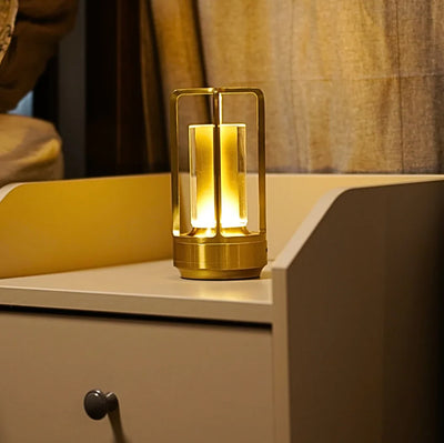 Table Lamp Crystal Design Wireless Touch Dimmable