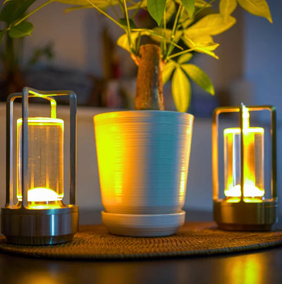 Table Lamp Crystal Design Wireless Touch Dimmable