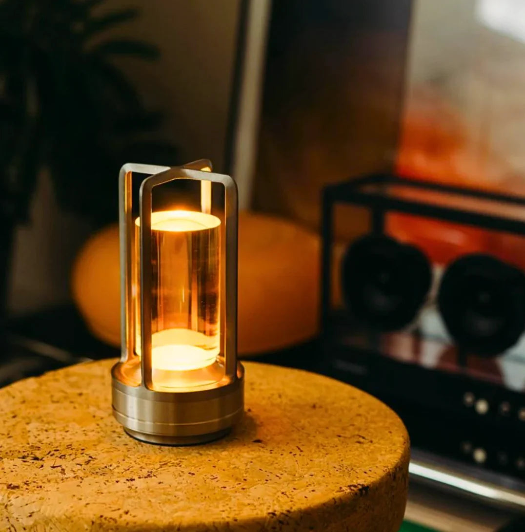Table Lamp Crystal Design Wireless Touch Dimmable