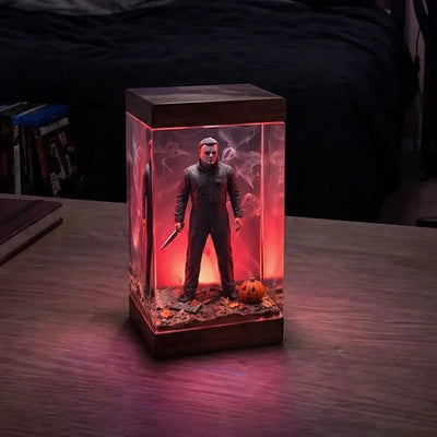 Table Lamp Halloween Character Handmade Resin Warm LED