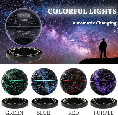Table Lamp Magnetic Levitation 360 Degree Rotating Star Map