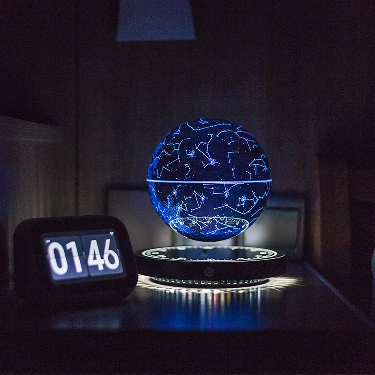 Table Lamp Magnetic Levitation 360 Degree Rotating Star Map