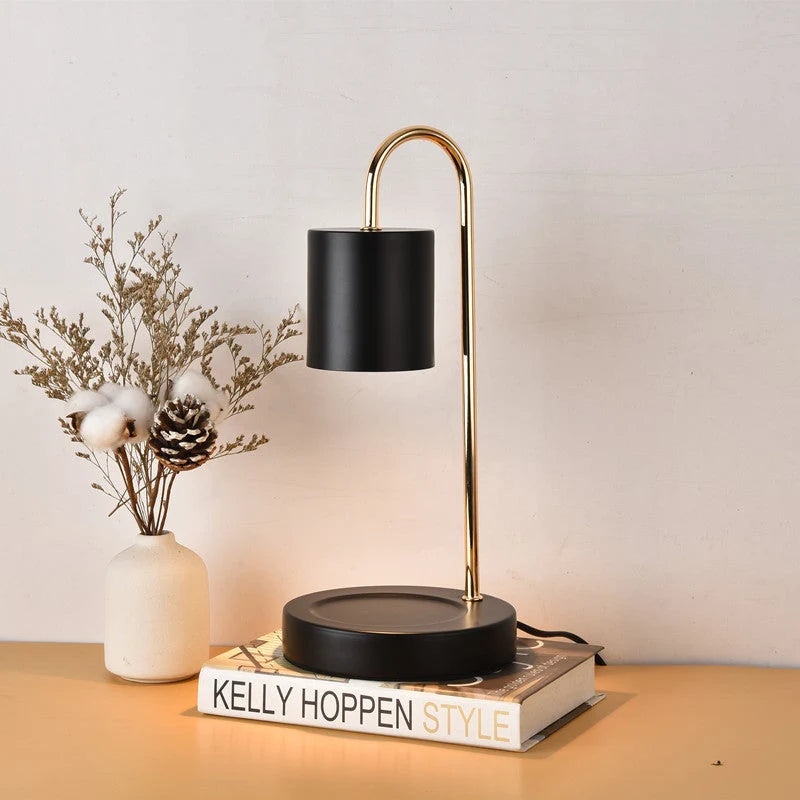 Table Lamp Metal Curved Arch Focused Reading Light