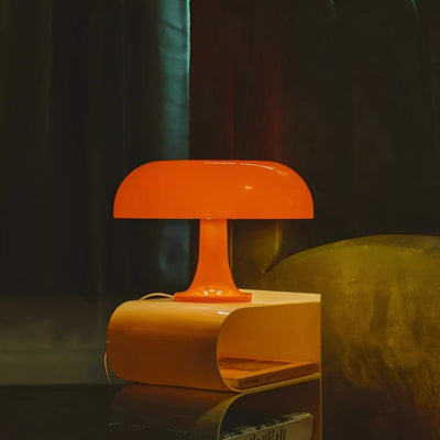 Table Lamp Mushroom Continuously Dimmable Three Color Modes USB