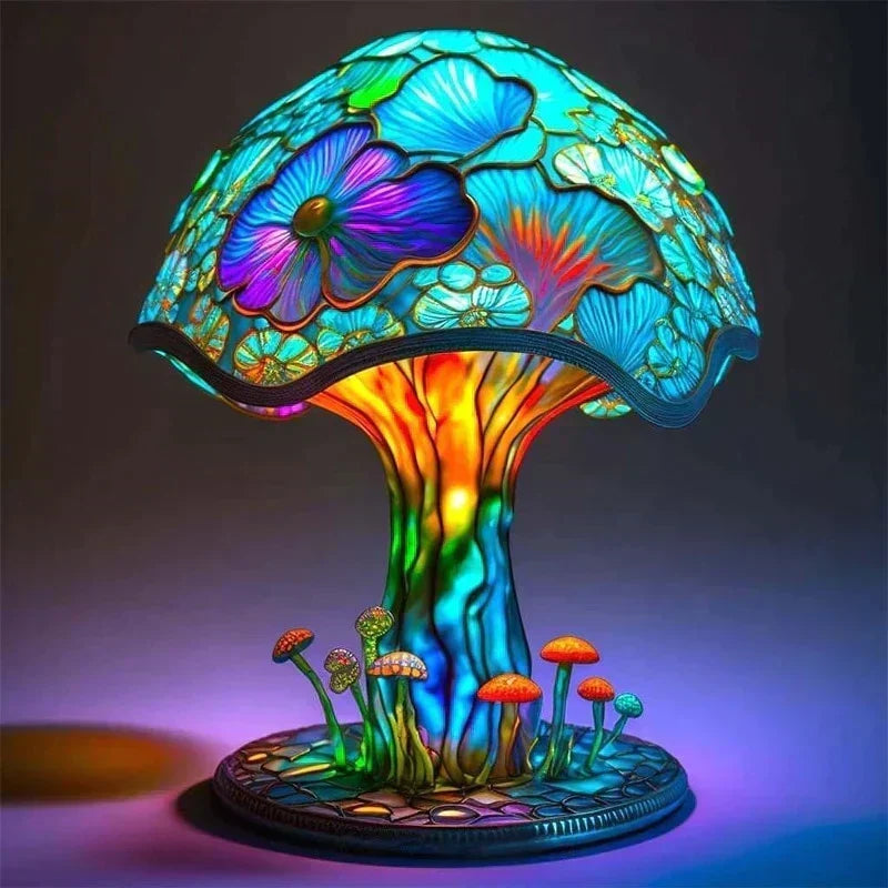 Table Lamp Retro Patterned Soft Ambient Glow