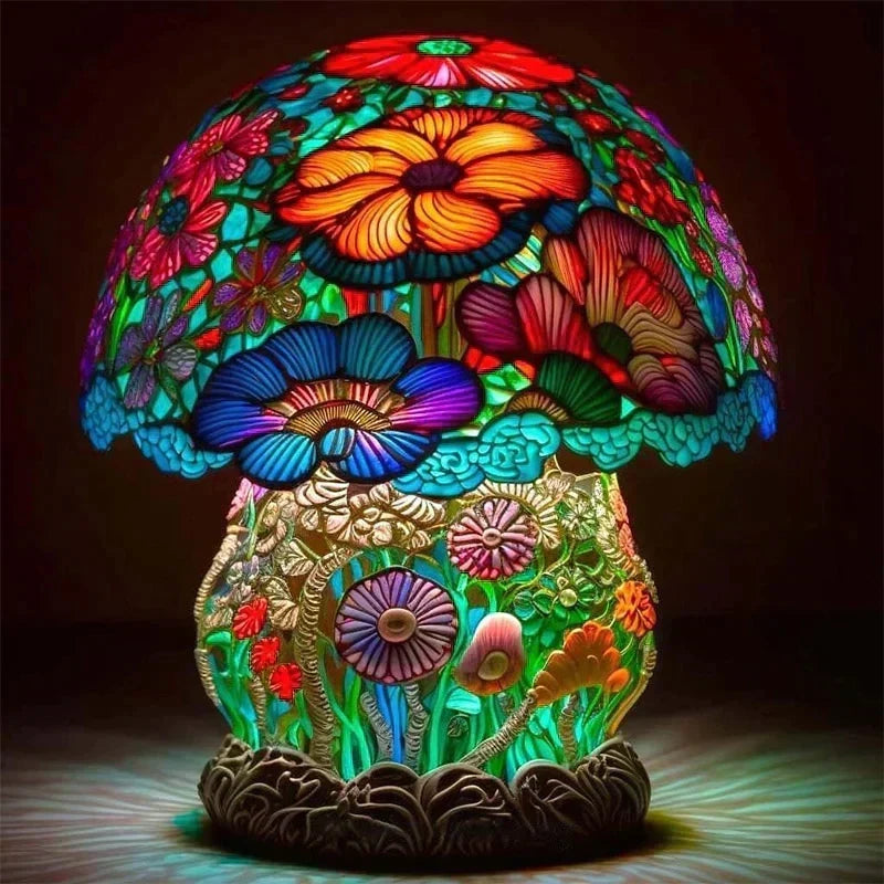 Table Lamp Retro Patterned Soft Ambient Glow