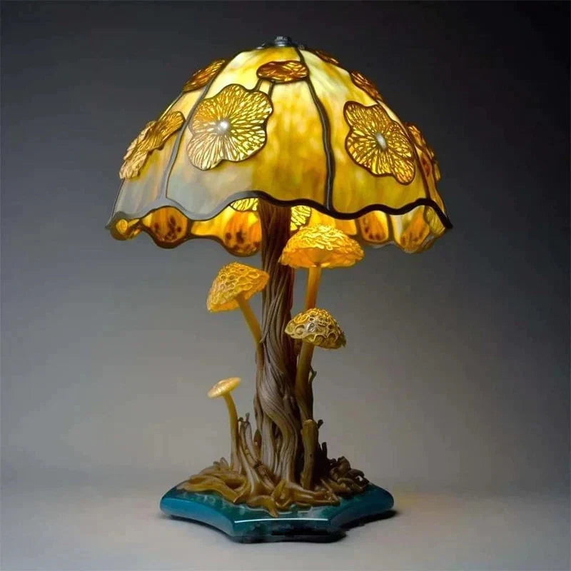 Table Lamp Tiffany Style Warm White LED