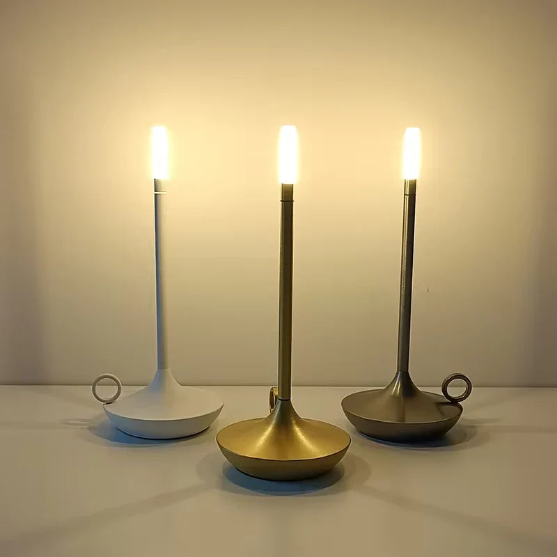 Table Lamp Touch-Controlled Rechargeable 12-Hour Runtime