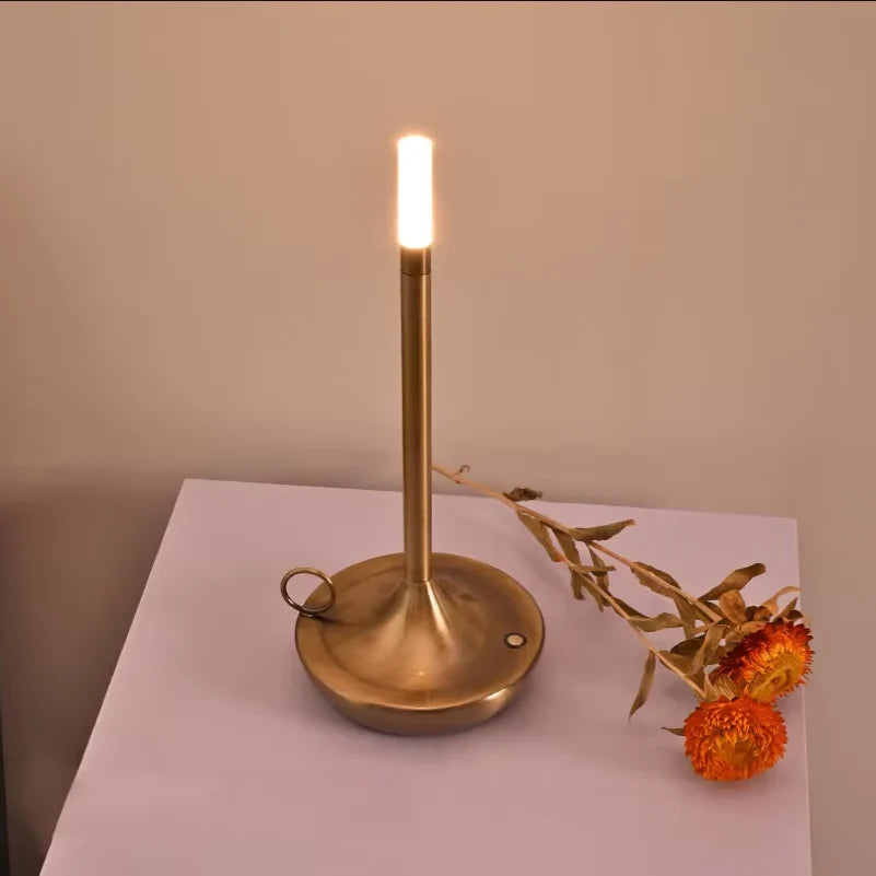 Table Lamp Touch-Controlled Rechargeable 12-Hour Runtime