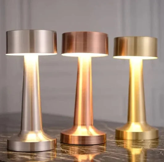 Table Lamp USB Rechargeable Touch Dimming Three-Color