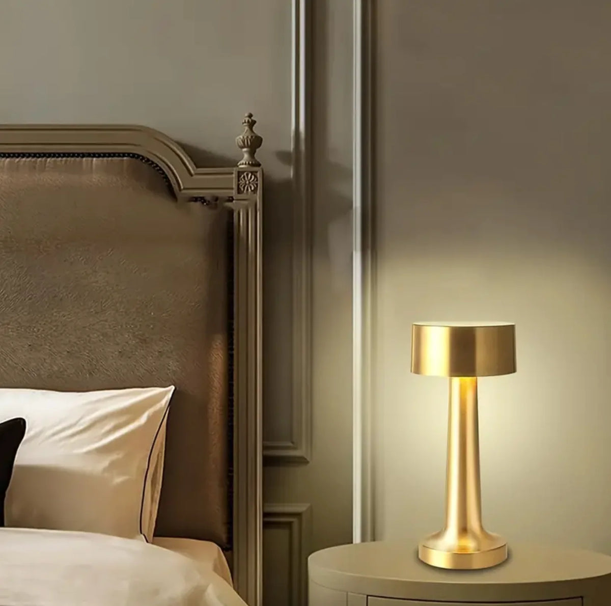 Table Lamp USB Rechargeable Touch Dimming Three-Color