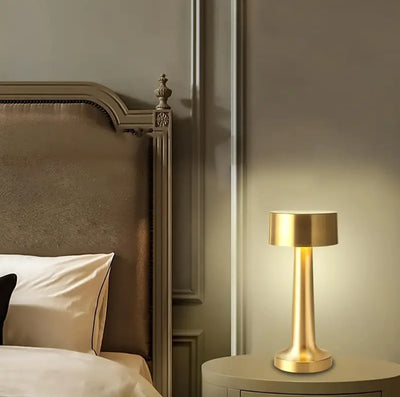 Table Lamp USB Rechargeable Touch Dimming Three-Color