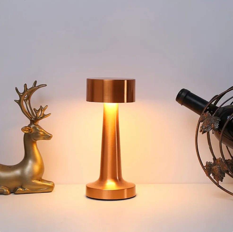 Table Lamp USB Rechargeable Touch Dimming Three-Color
