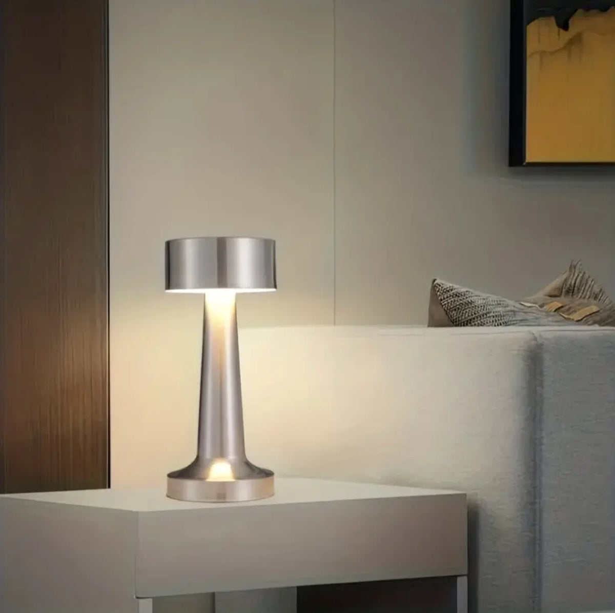 Table Lamp USB Rechargeable Touch Dimming Three-Color