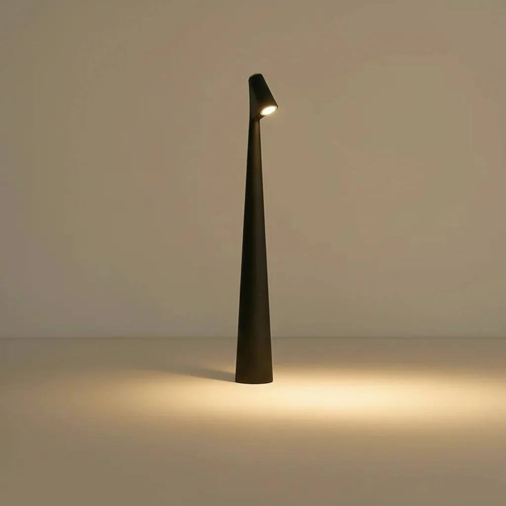 Table Lamp Wireless LED Rechargeable Metal & Glass