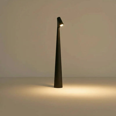 Table Lamp Wireless LED Rechargeable Metal & Glass
