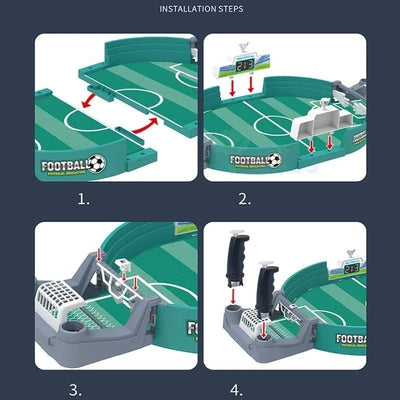 Table Soccer Game Quick Setup & No Batteries