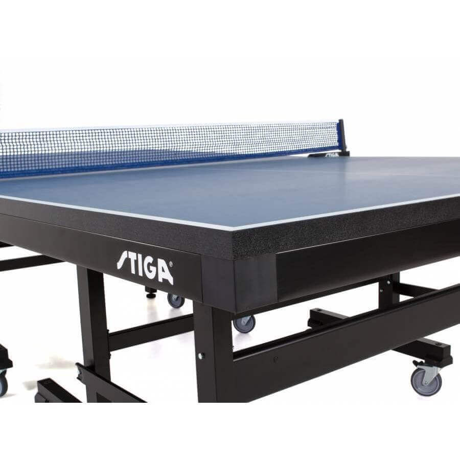 Table Tennis Table 1.2-Inch Thick Top Steel Frame Locking Casters