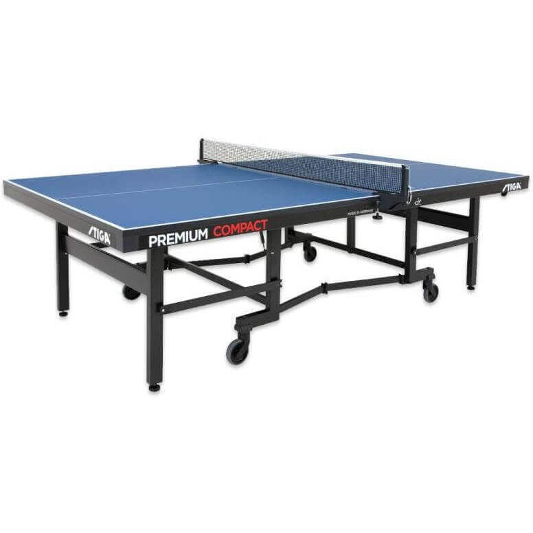 Table Tennis Table Compact Folding 1-Inch Playing Surface