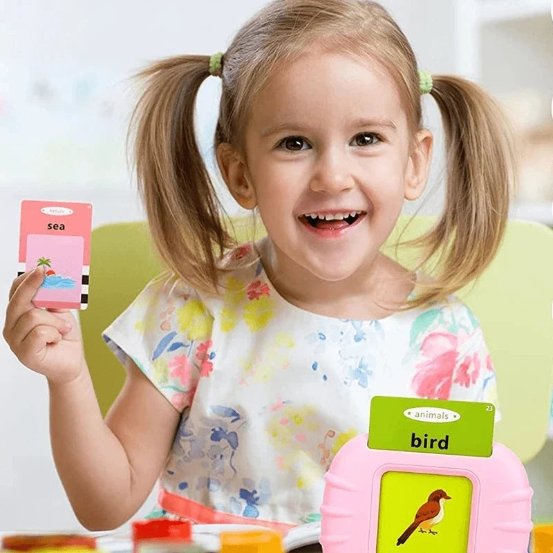 Talking Flashcard Set Voice Playback Portable Battery Free