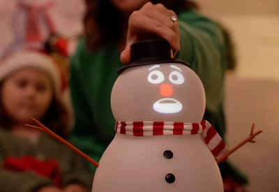 Talking Snowman LED Projector Built-In Speaker