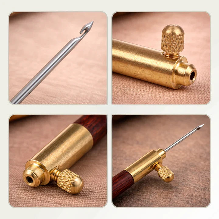 Tambour Embroidery Needle Set Stainless Steel 3 Sizes