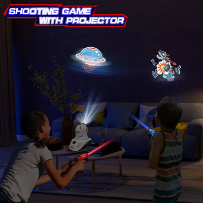 Target Shooting Game Infrared Projector 2 Blasters