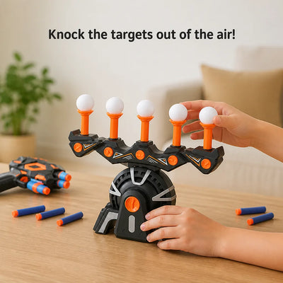 Target Shooting Game Moving Targets Foam Dart Blaster