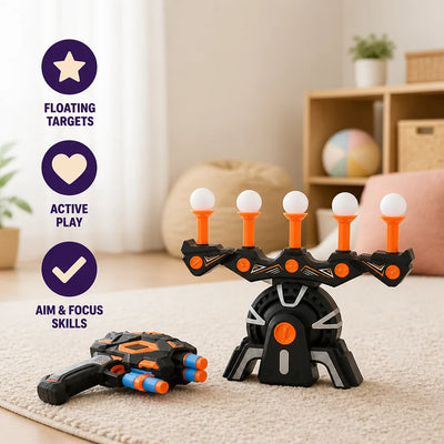 Target Shooting Game Moving Targets Foam Dart Blaster